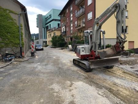 Ureditev Trubarjeve ulice v Laškem 1